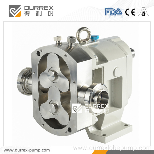 Durable ointments transfer rotary lobe pumps